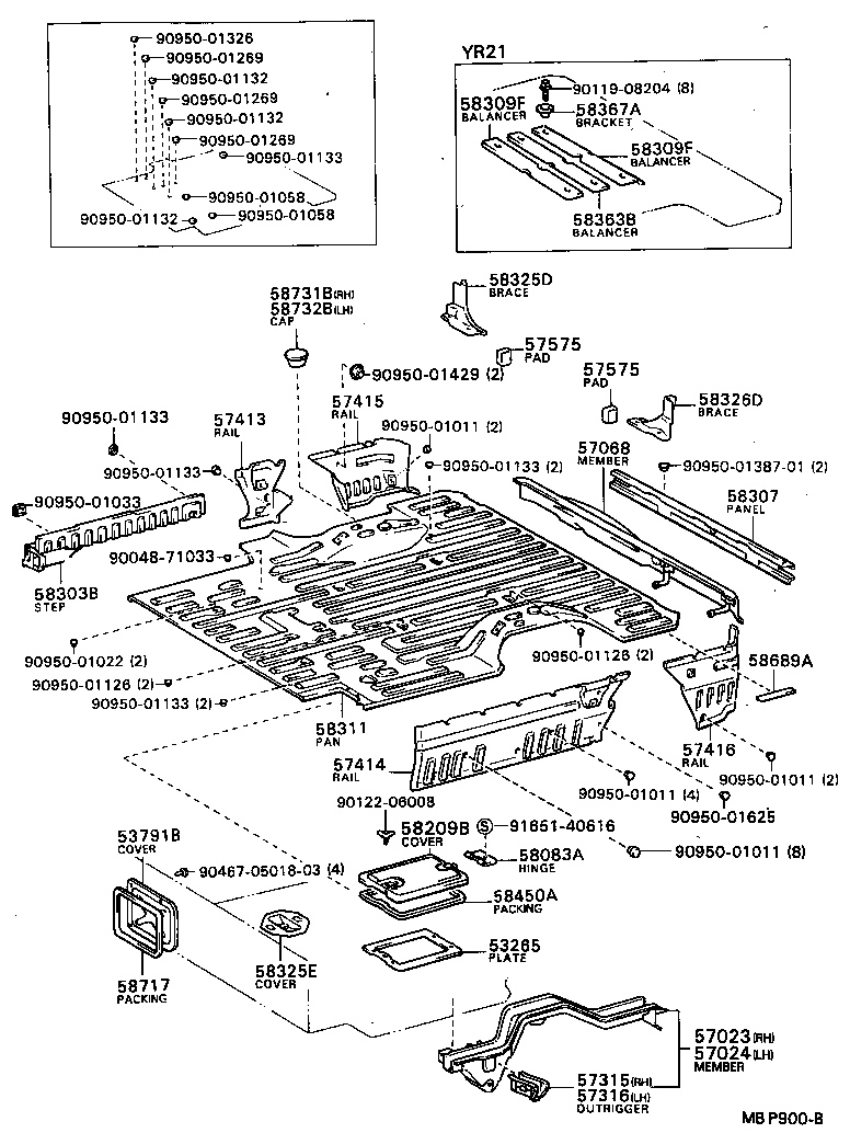 Rear Floor Panel