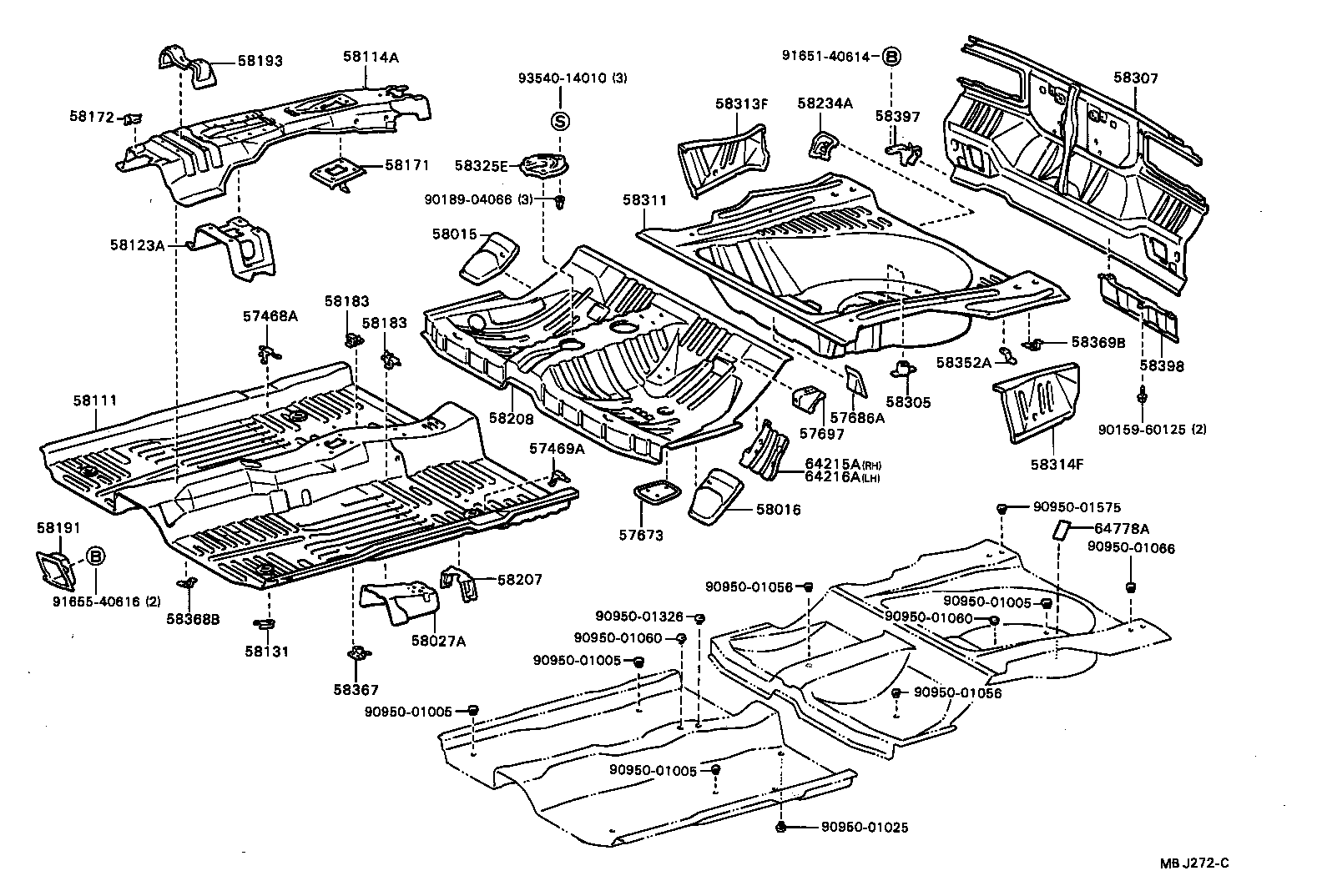 Floor Pan & Lower Back Panel