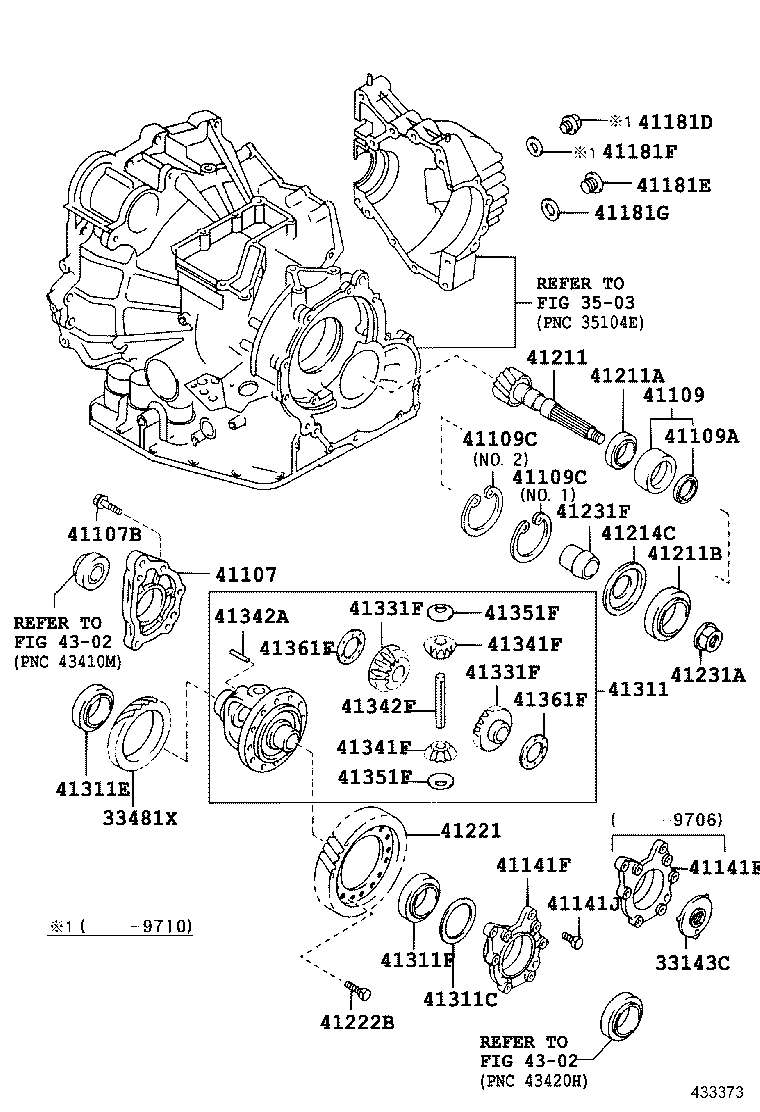 Front Axle Housing & Differential