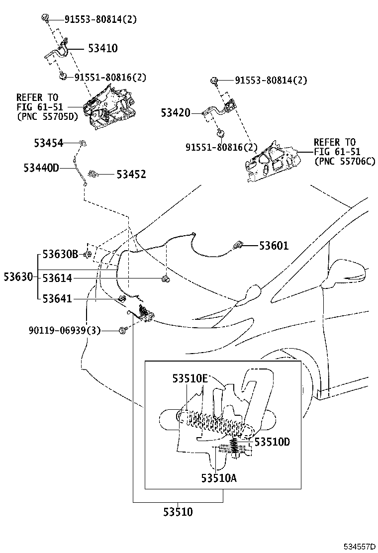 Hood Lock & Hinge