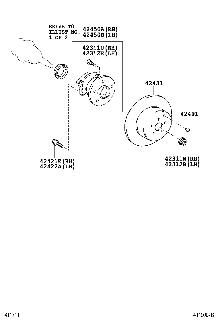 Rear Axle Shaft Hub