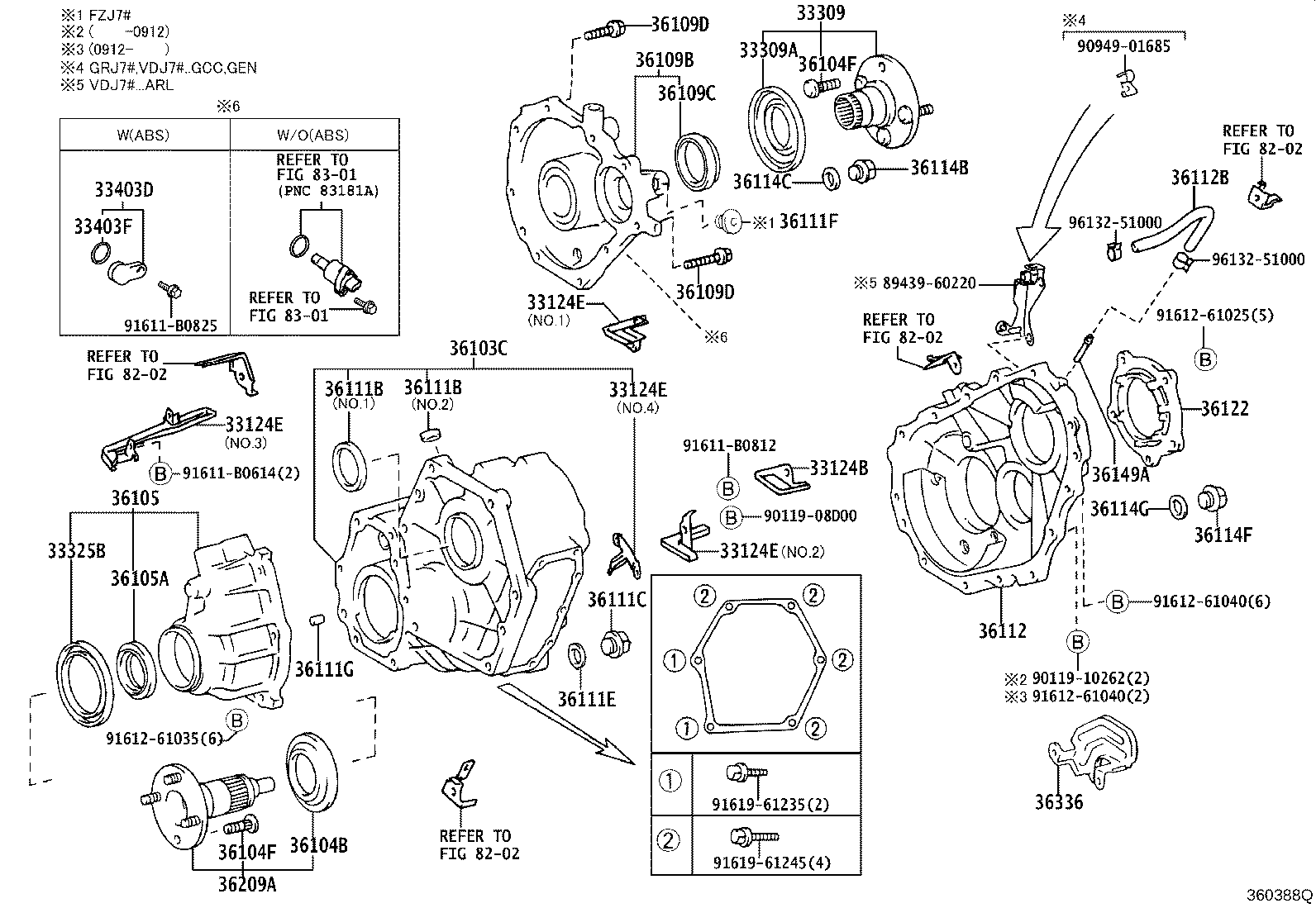 Transfer Case & Extension Housing