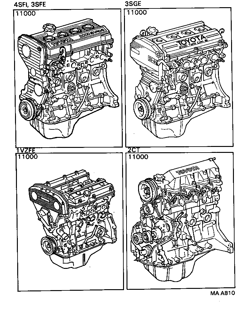 Conjunto parcial del motor