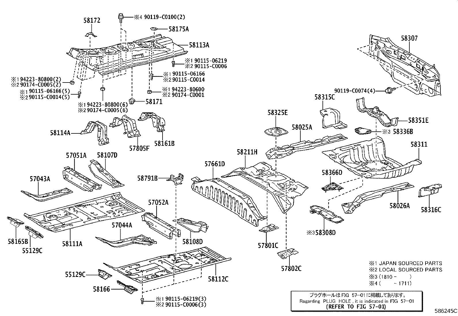 Floor Pan & Lower Back Panel