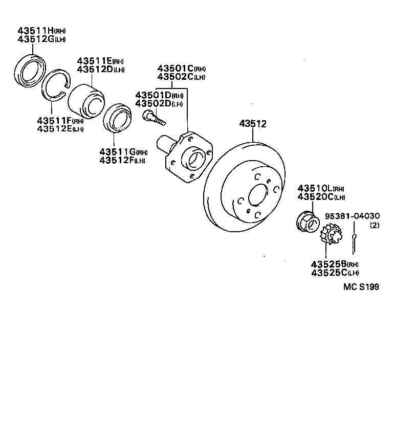 Front Axle Hub