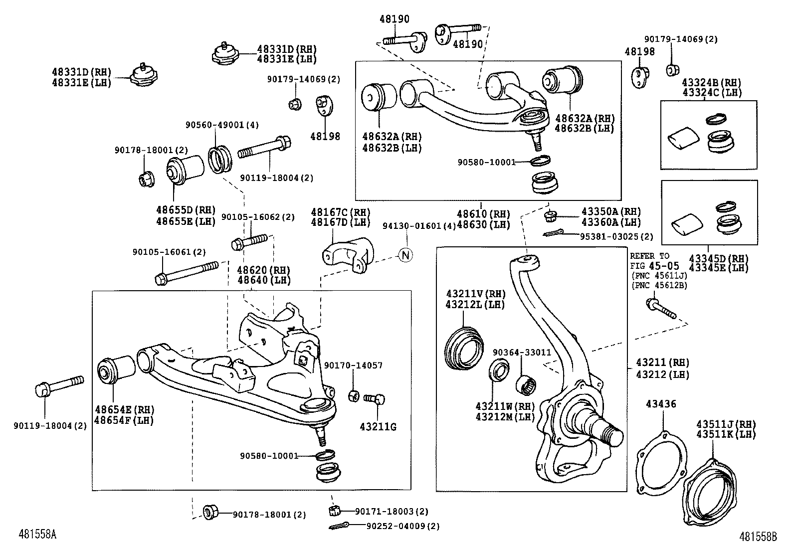 Front Axle Arm Steering Knuckle