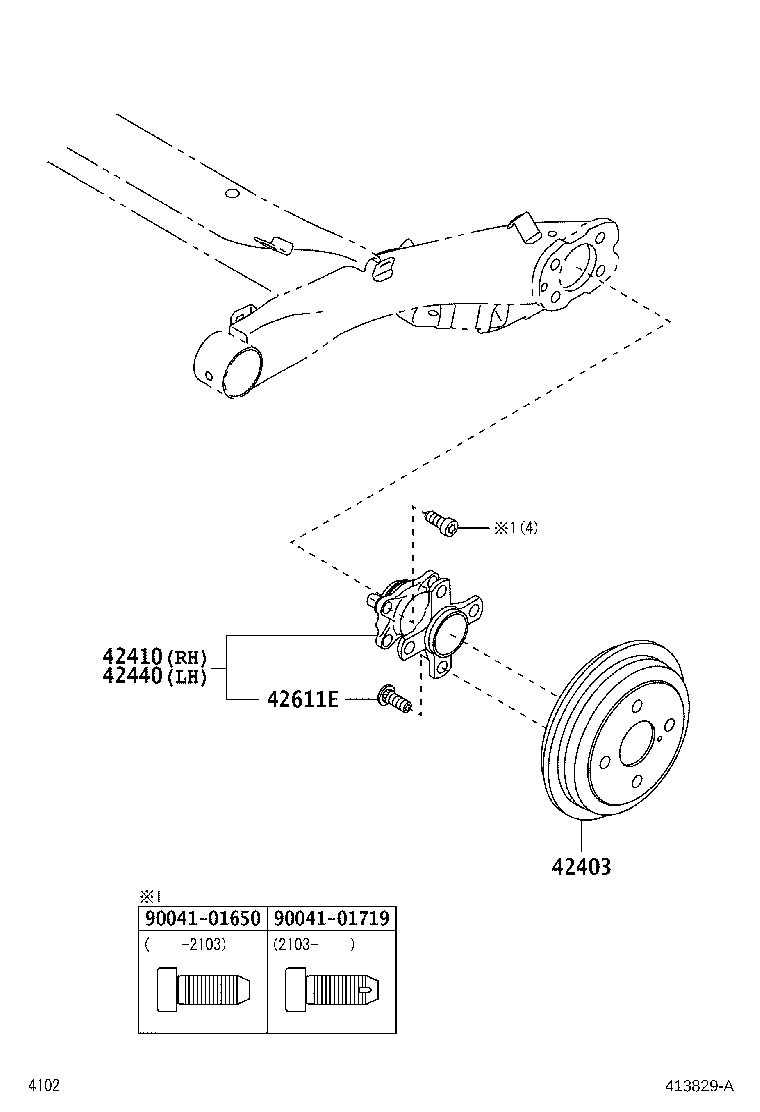 Rear Axle Shaft Hub