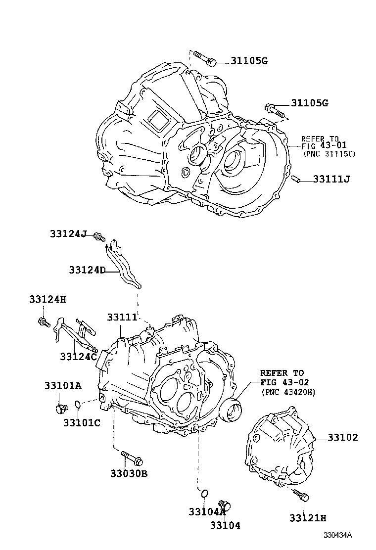 Clutch Housing + Transmission Case