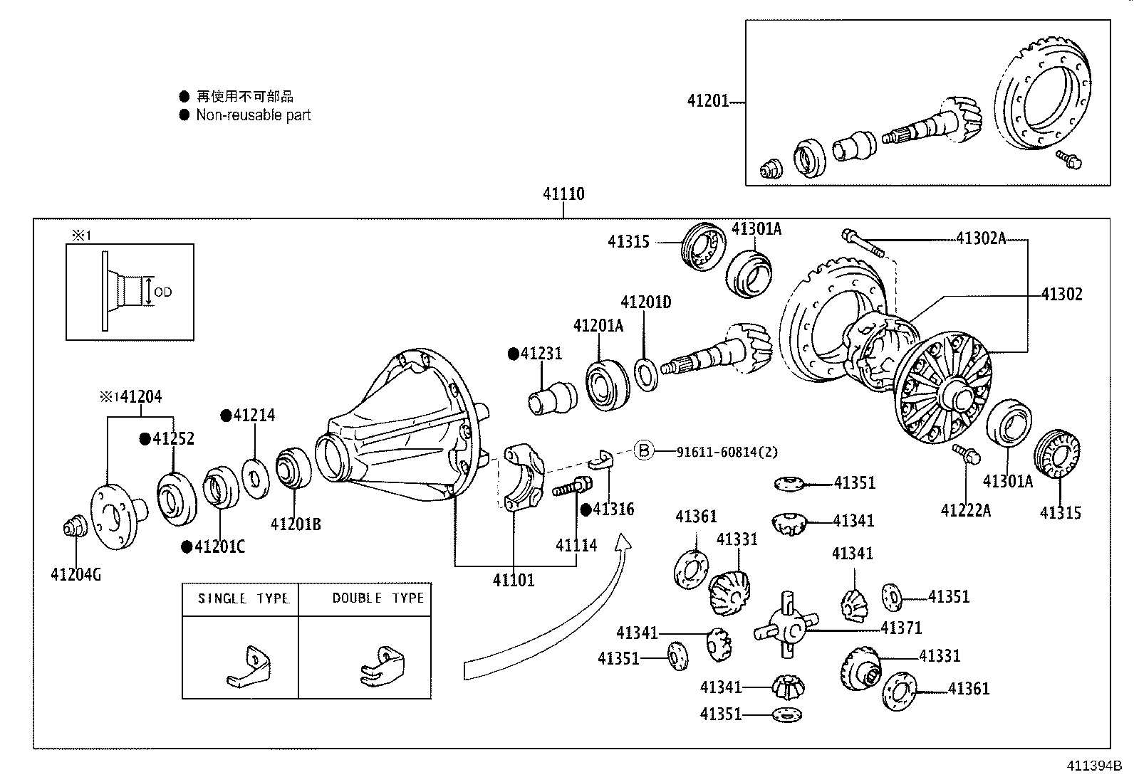 Rear Axle Housing Differential