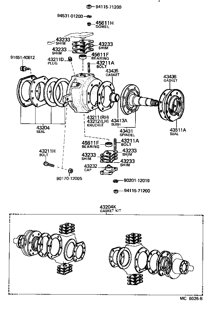 Front Axle Arm Steering Knuckle