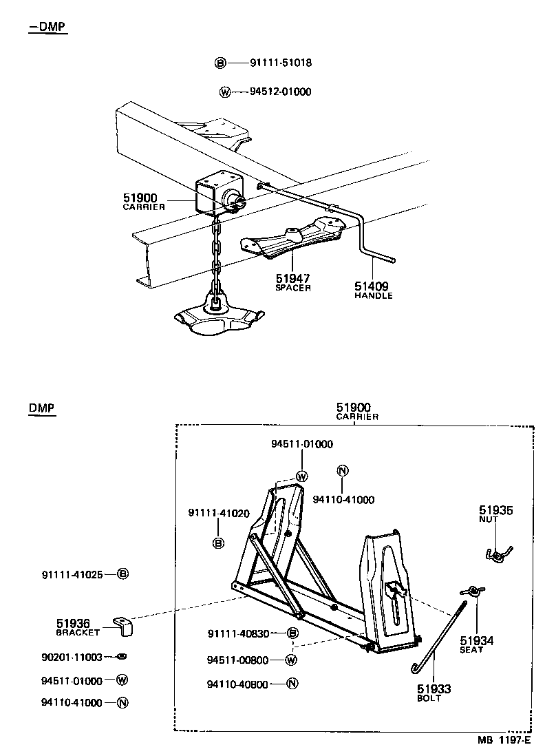 Spare Wheel Carrier