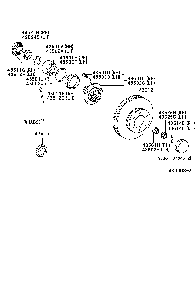 Front Axle Hub