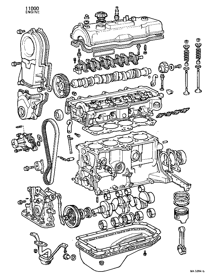 Partial Engine Assembly