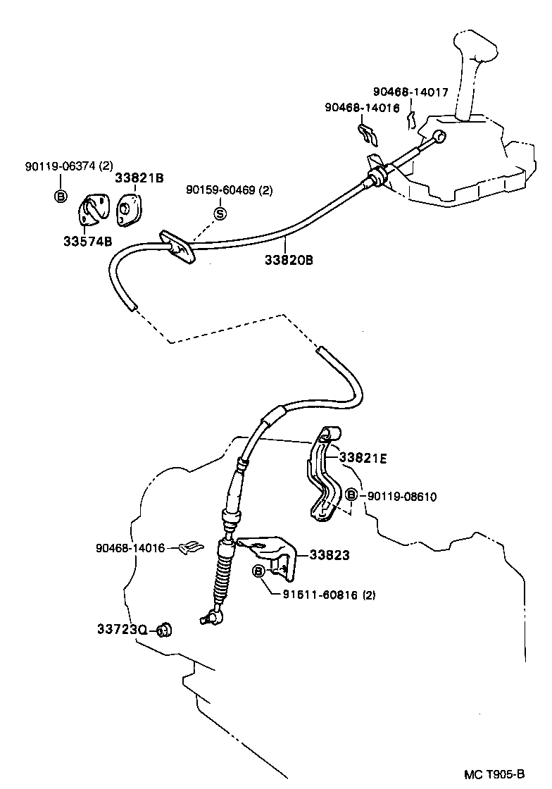 Shift Lever & Retainer