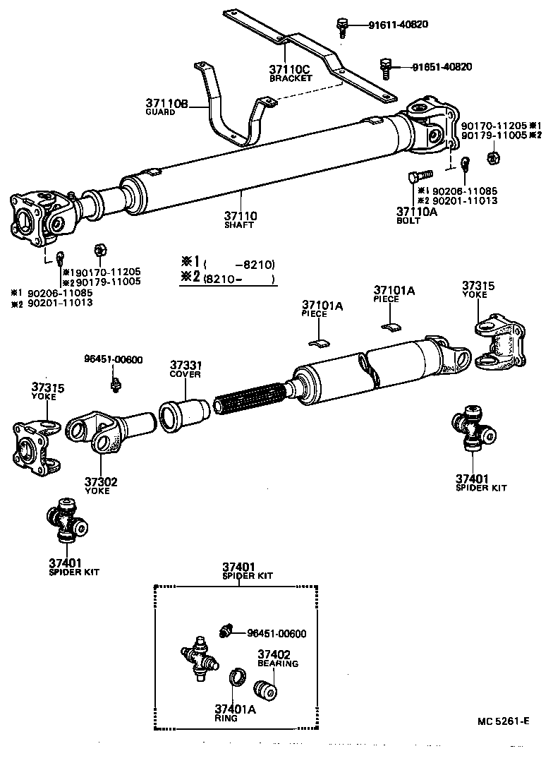 Propeller Shaft & Universal Joint