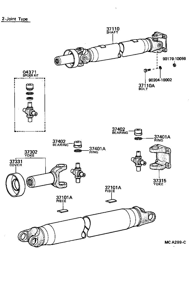 Propeller Shaft & Universal Joint