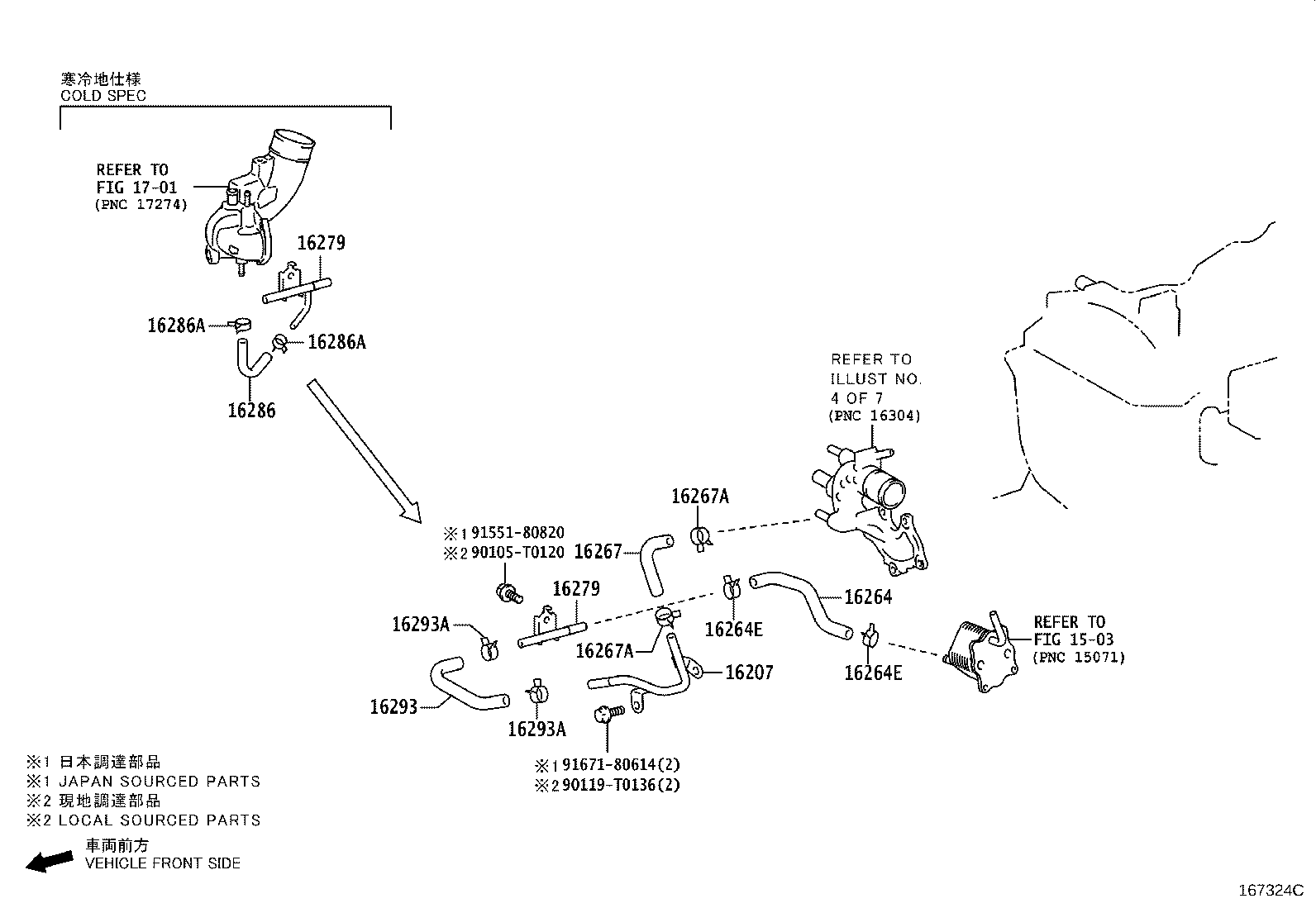 Radiator Water Outlet