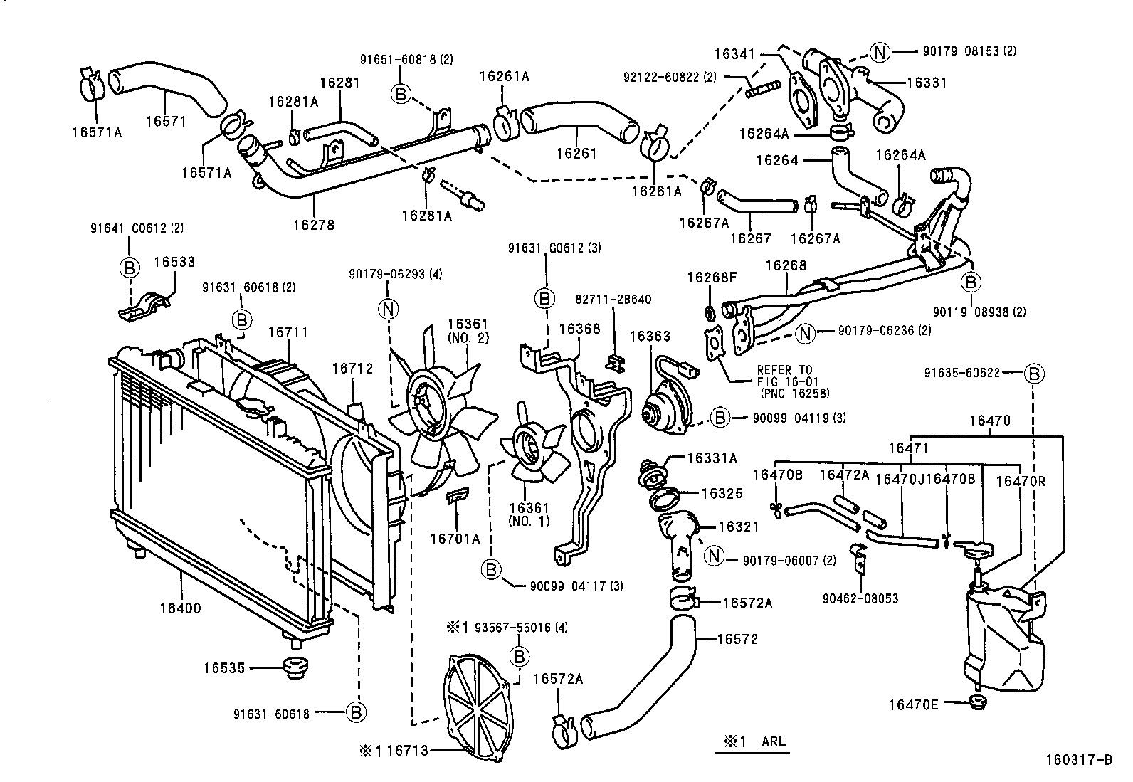 Radiator Water Outlet