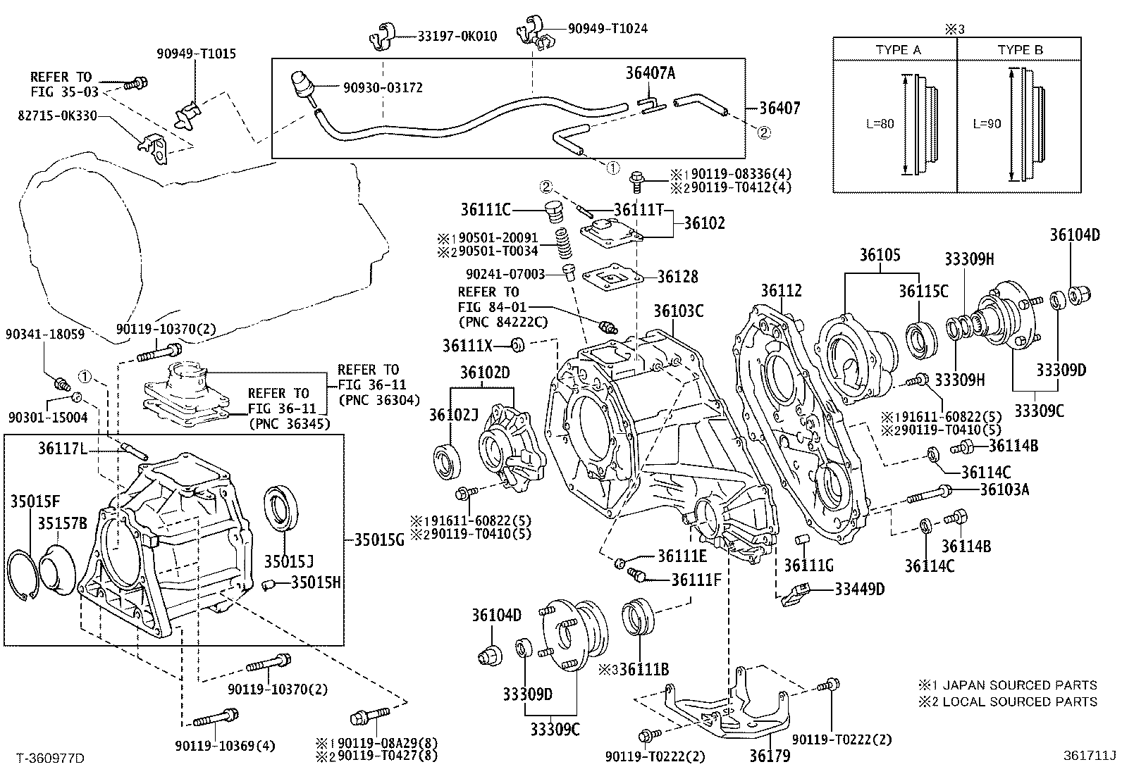 Transfer Case & Extension Housing