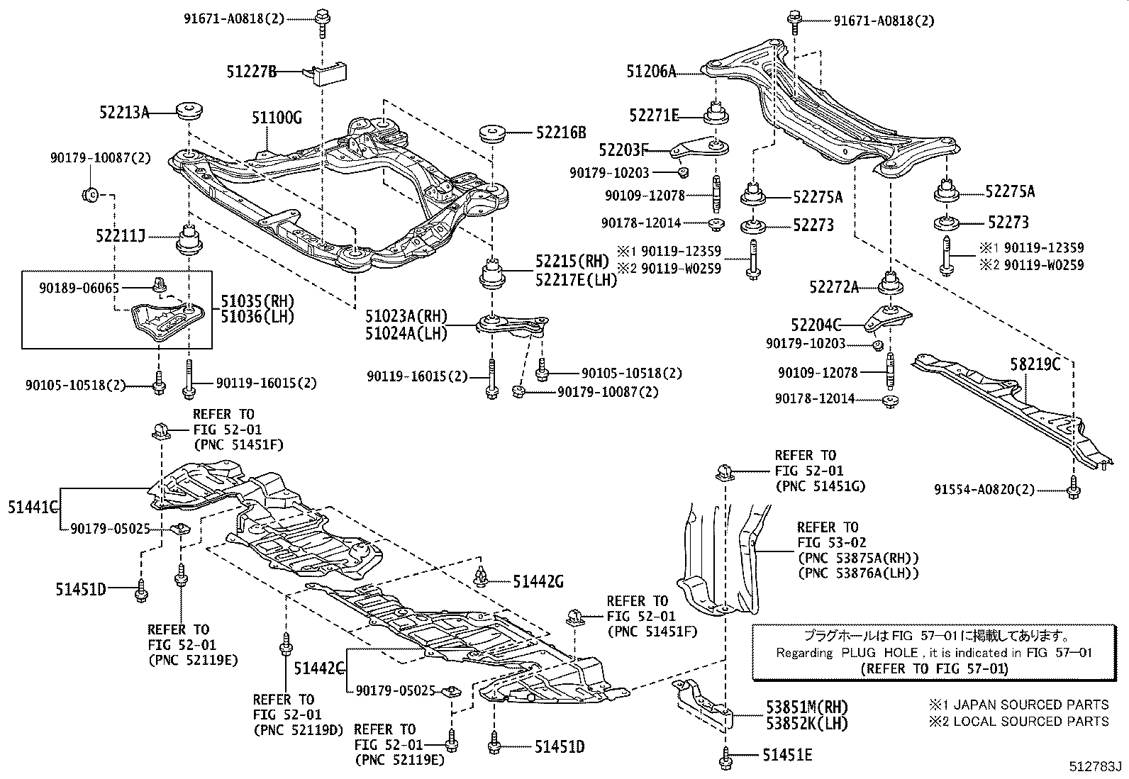 Suspension Crossmember & Under Cover