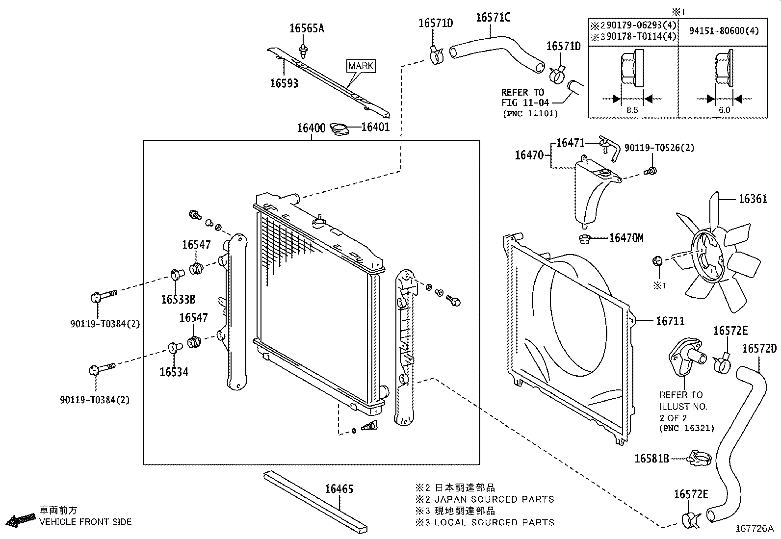 Radiator Water Outlet