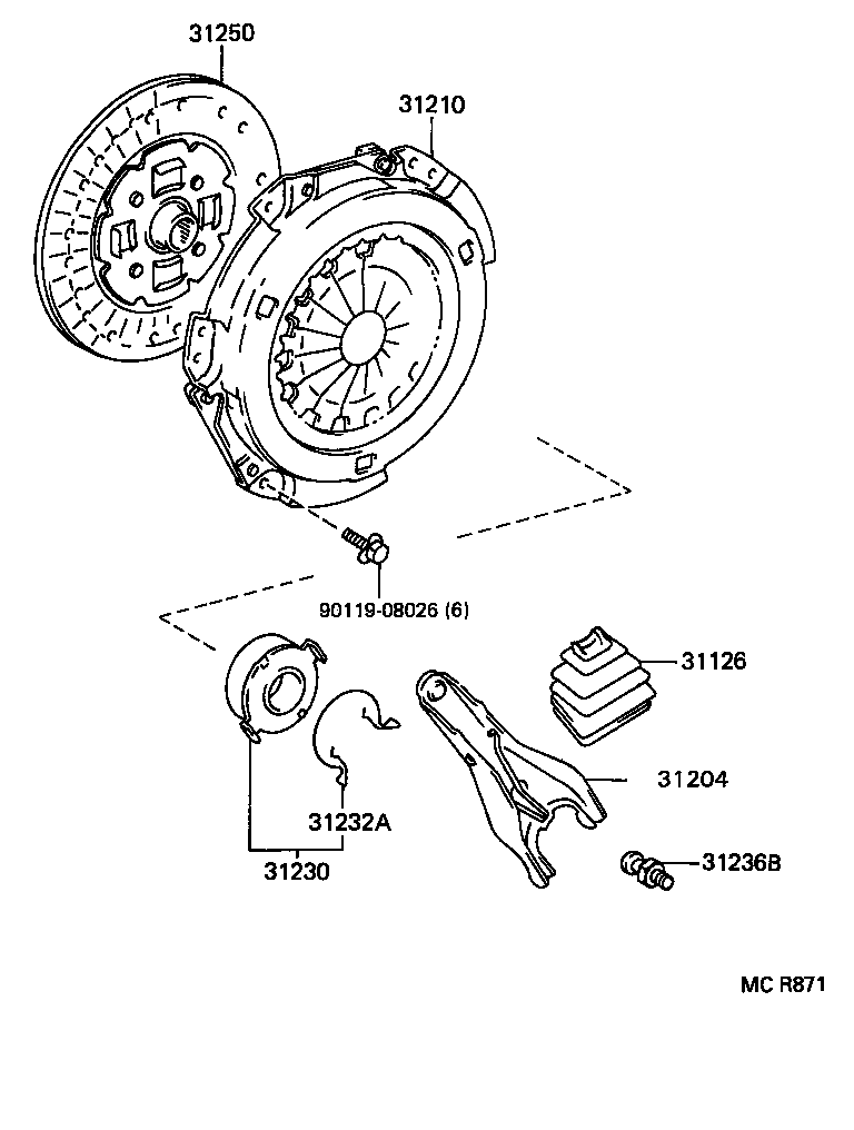 Clutch & Release Fork