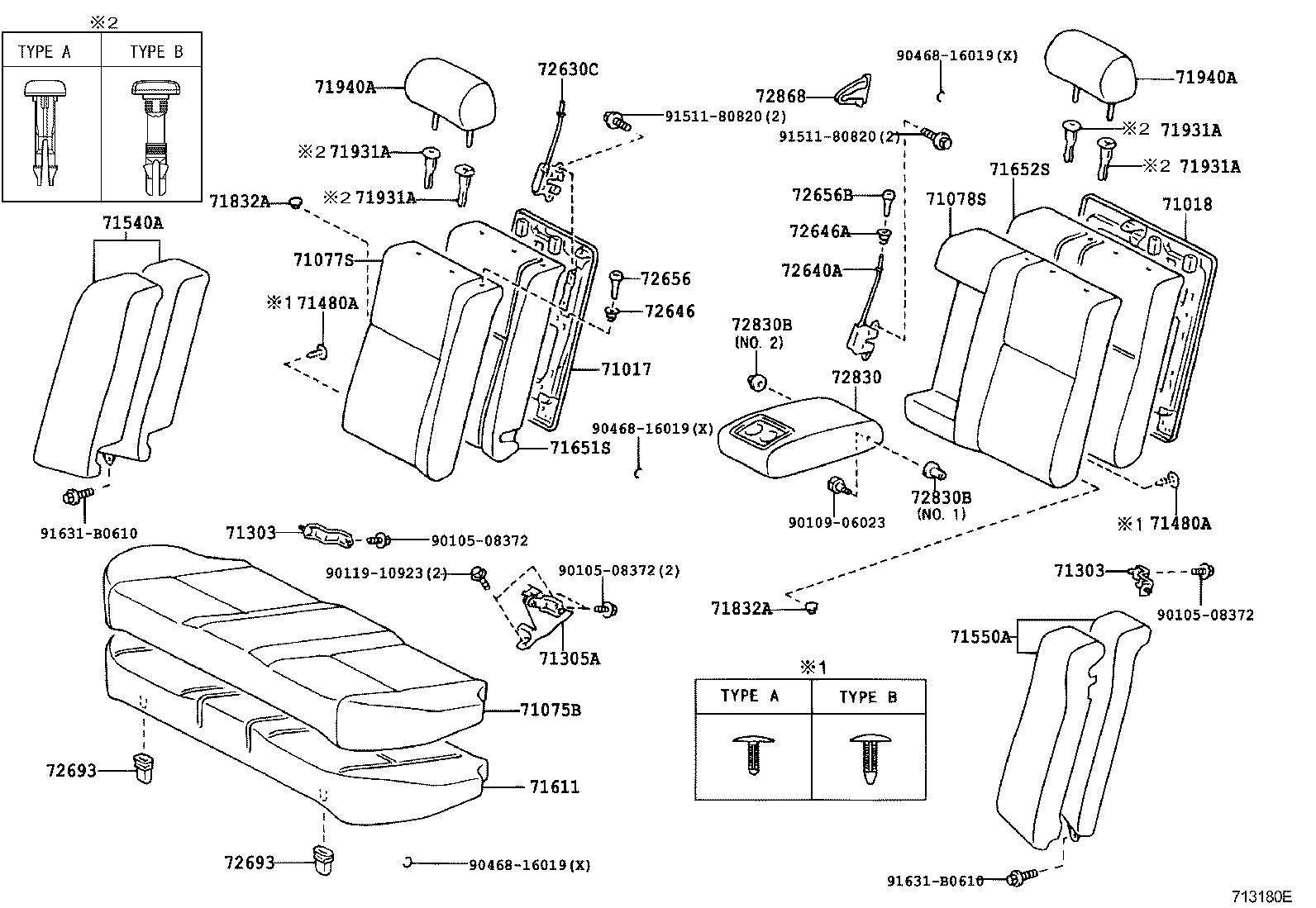 Rear Seat & Seat Track