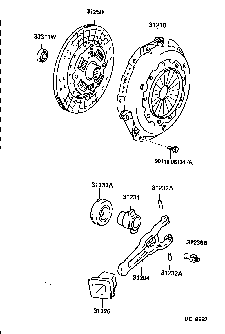 Clutch & Release Fork