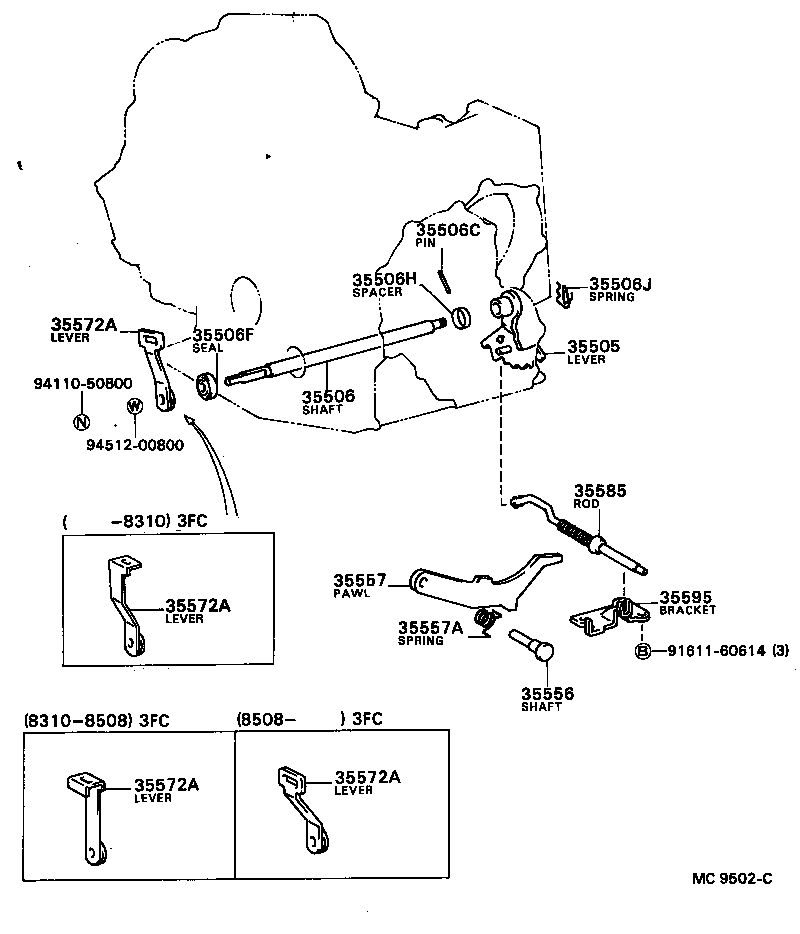 Throttle Link & Valve Lever