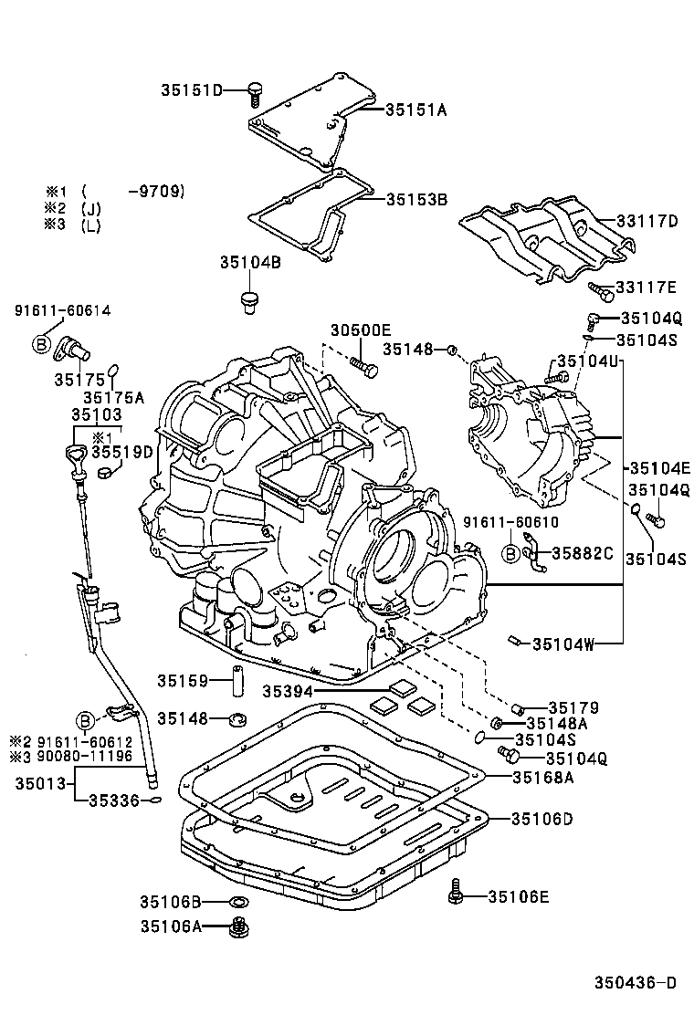 Transmission Case & Oil Pan