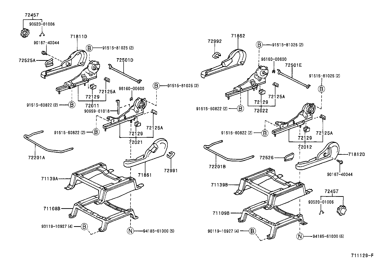 Front Seat & Seat Track