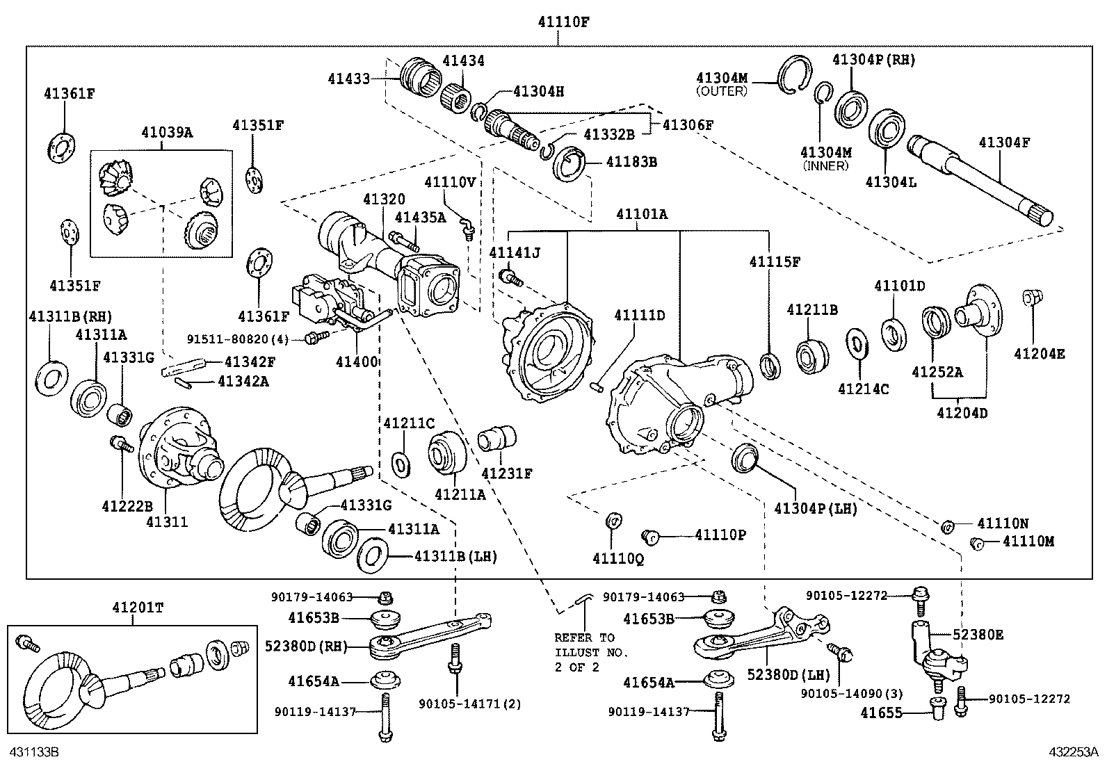 Front Axle Housing & Differential