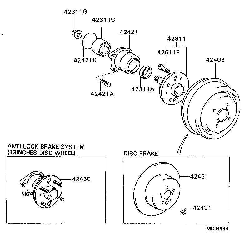 Rear Axle Shaft Hub