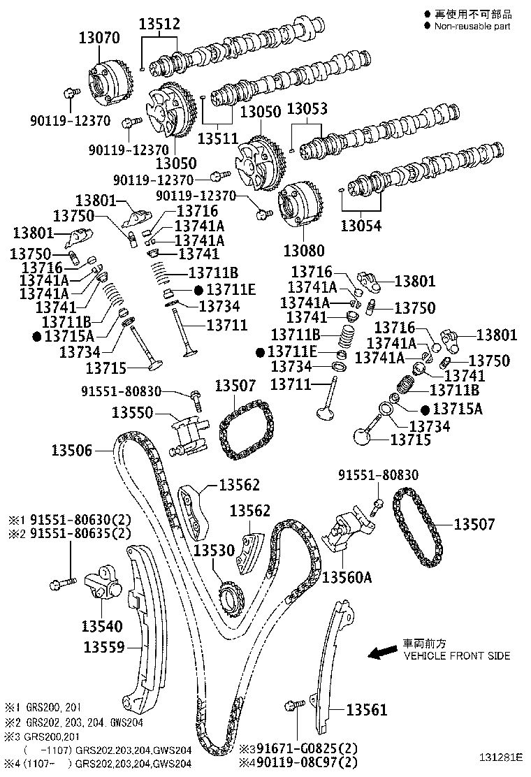 Camshaft & Valve