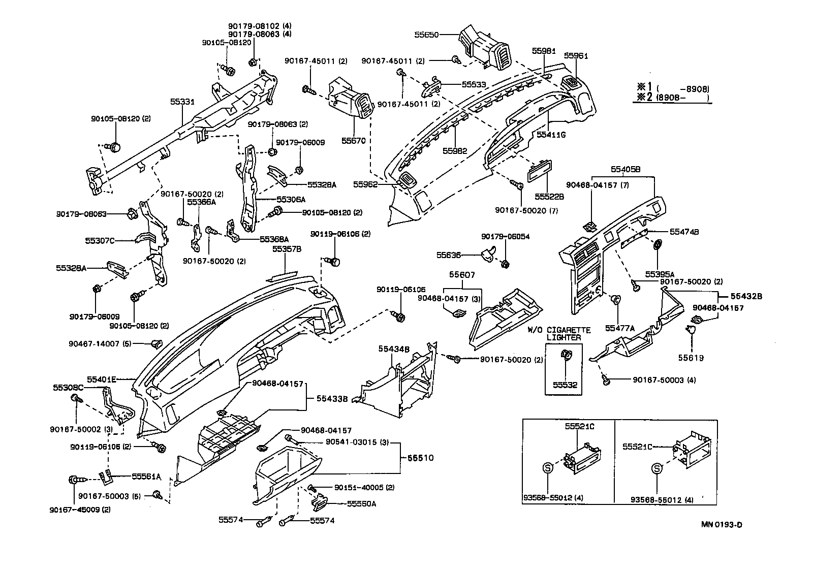 Instrument Panel Glove Compartment