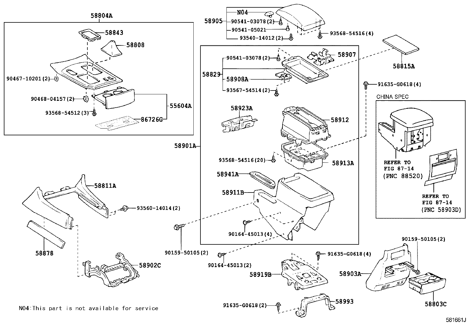 Console Box & Bracket