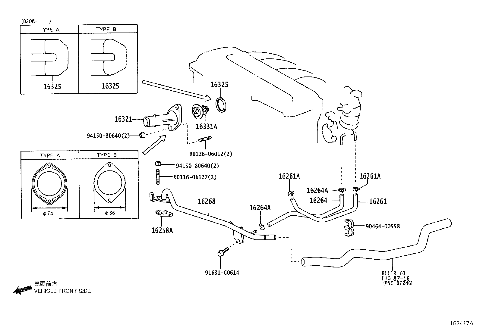 Radiator Water Outlet