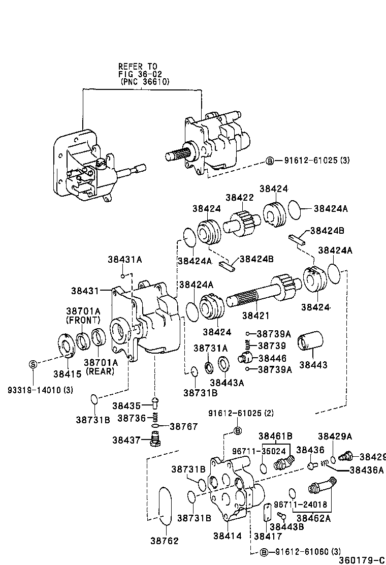 Power TakeOff Oil Pump