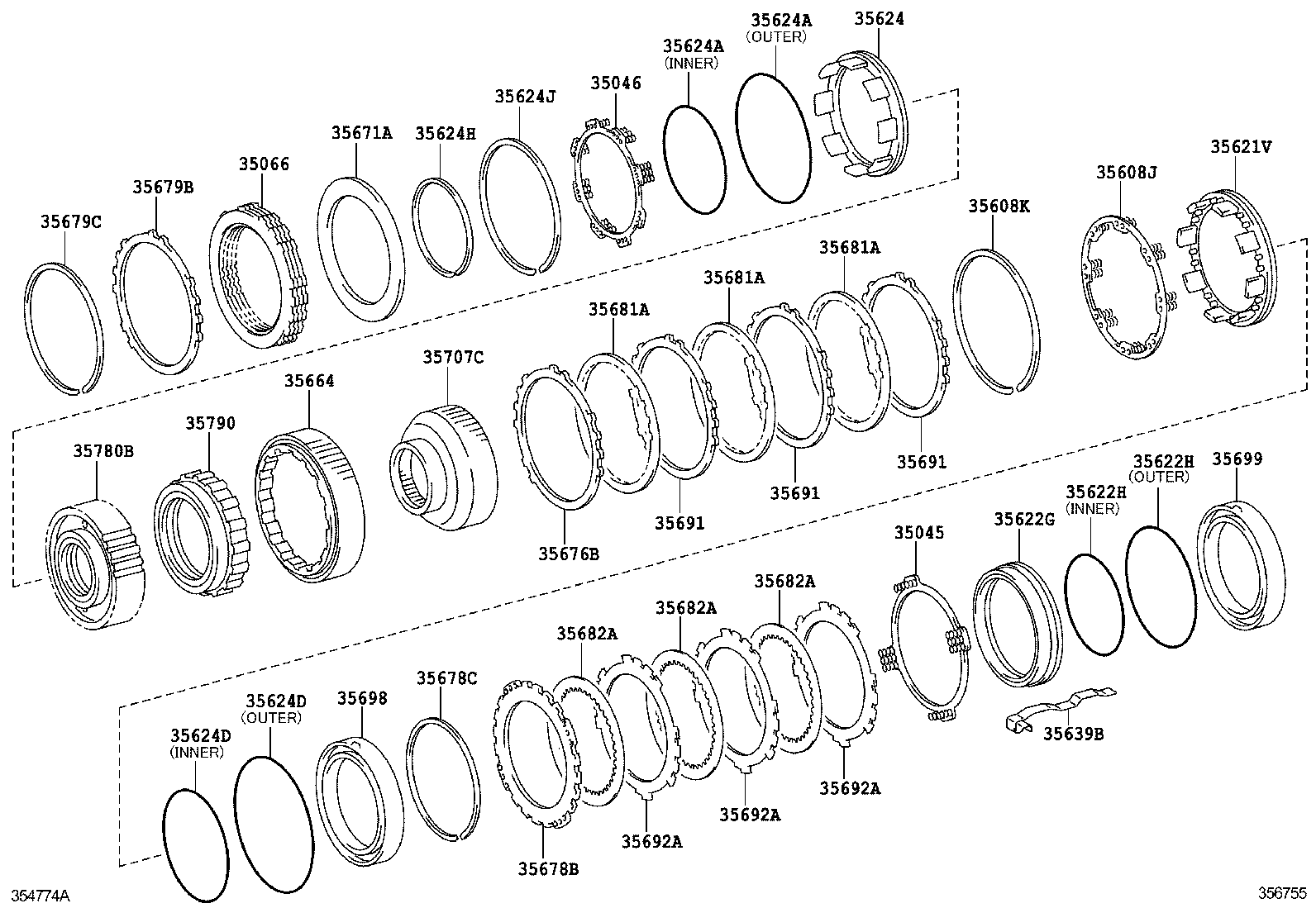Center Support Planetary Sun Gear