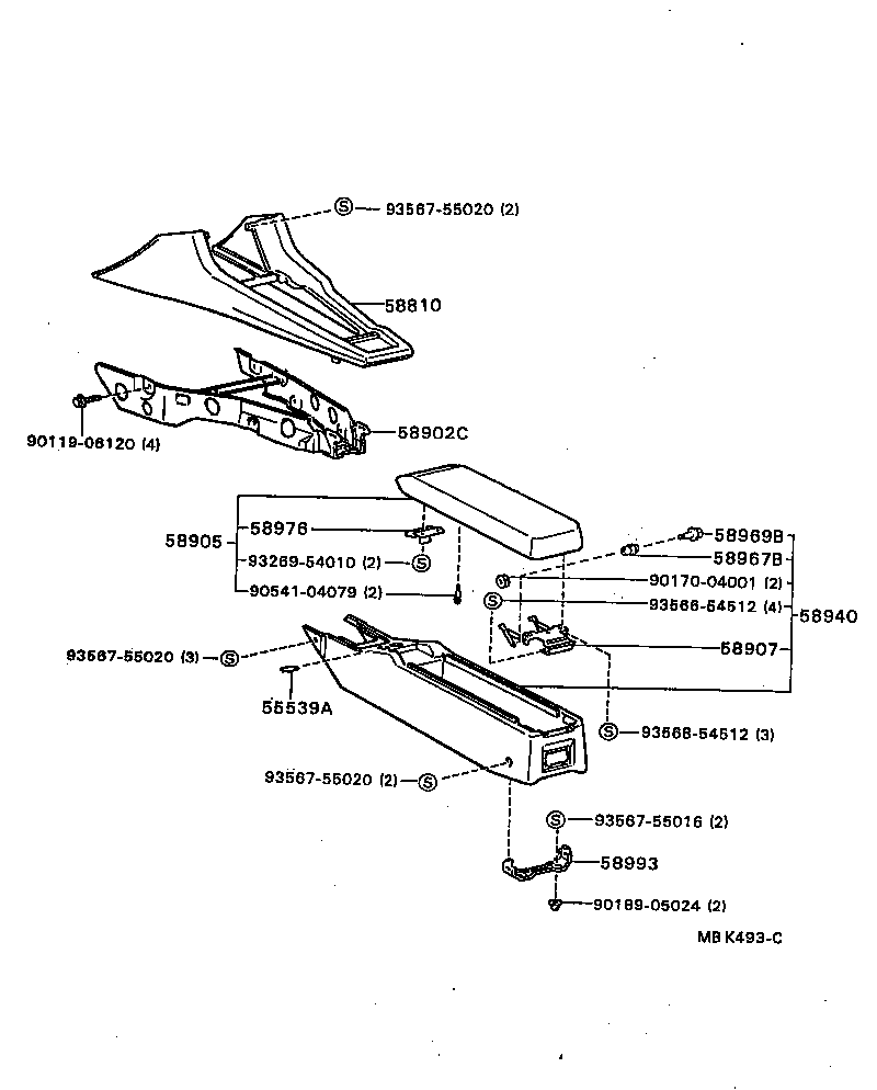 Console Box & Bracket