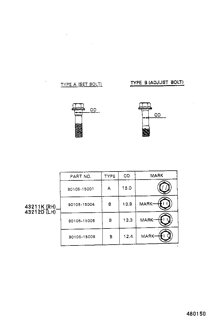 Muñón de dirección del brazo del eje delantero