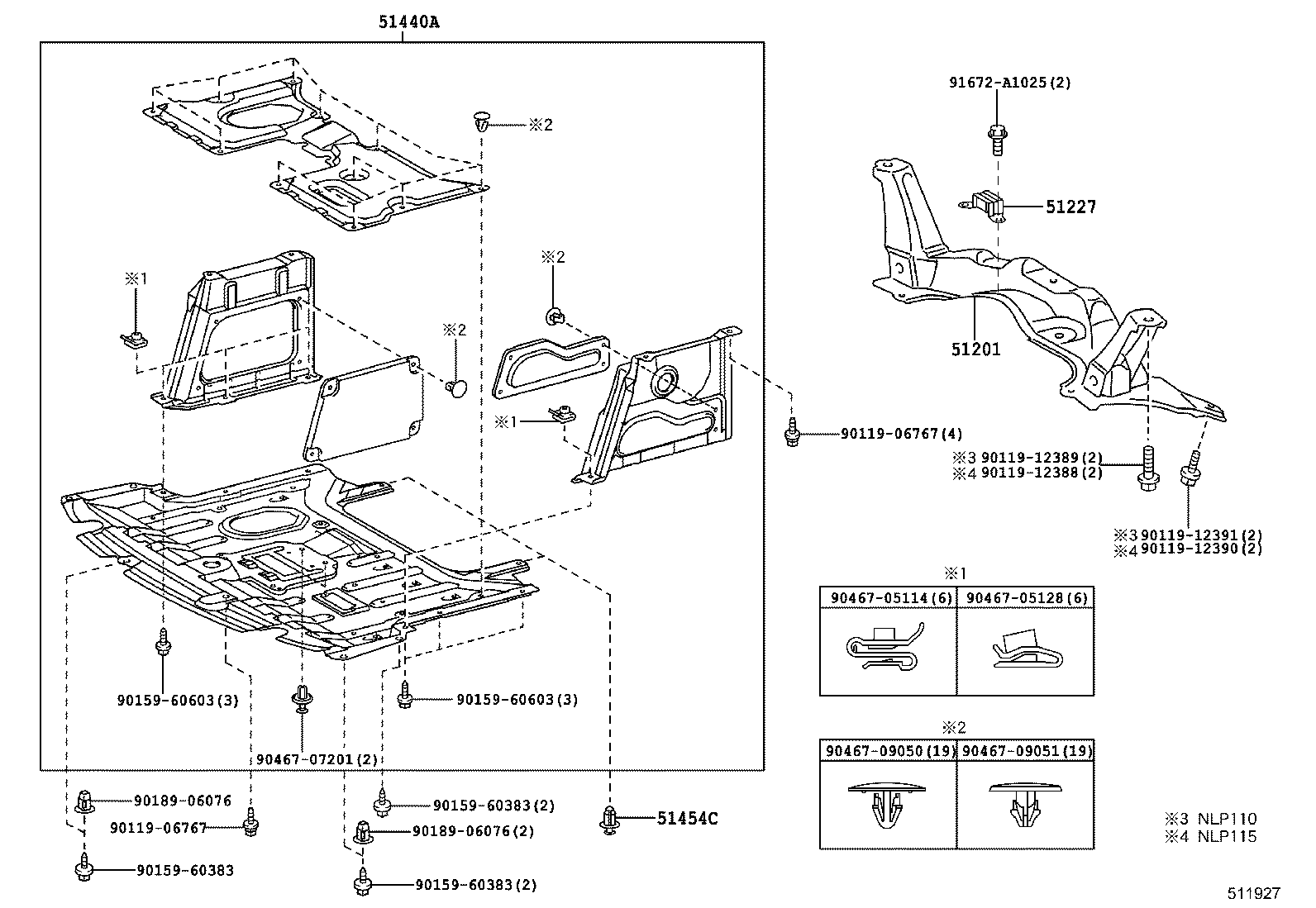 Suspension Crossmember & Under Cover