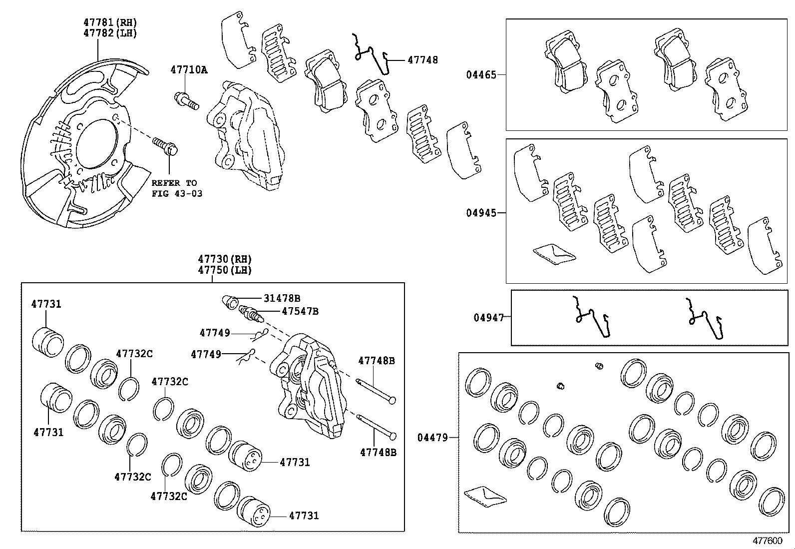 Front Disc Brake Caliper Dust Cover