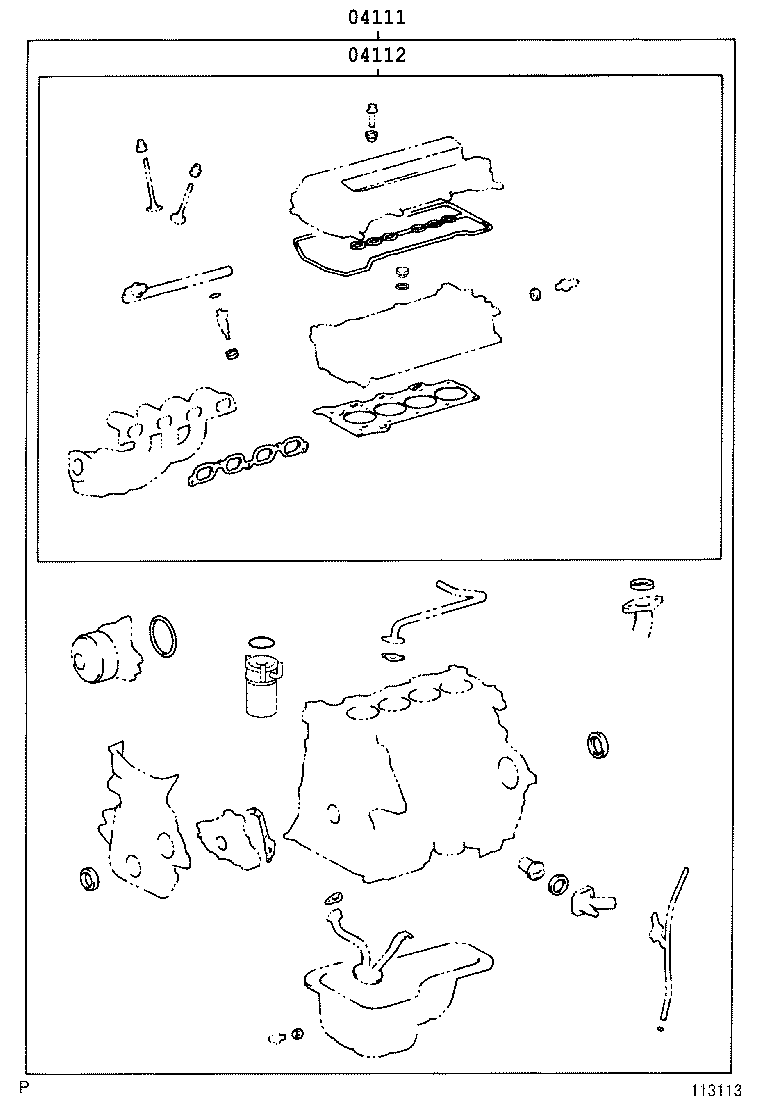 Engine Overhaul Gasket Kit