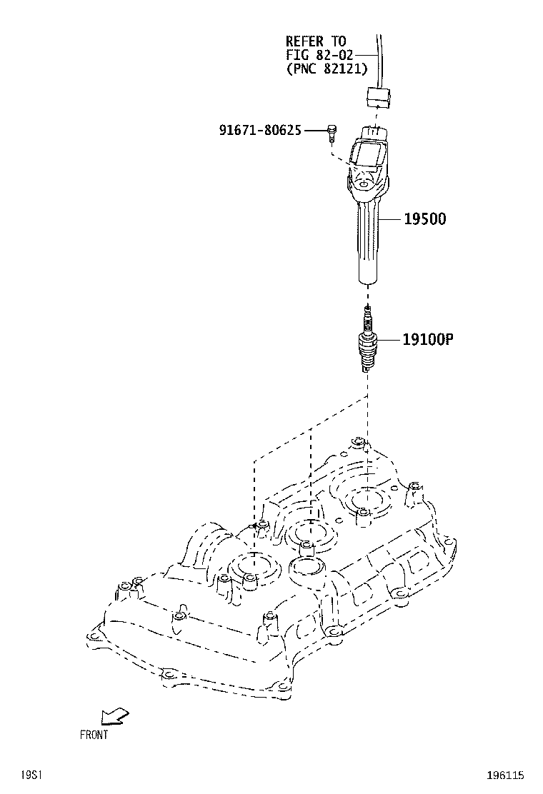 Ignition Coil Spark Plug Glow Plug