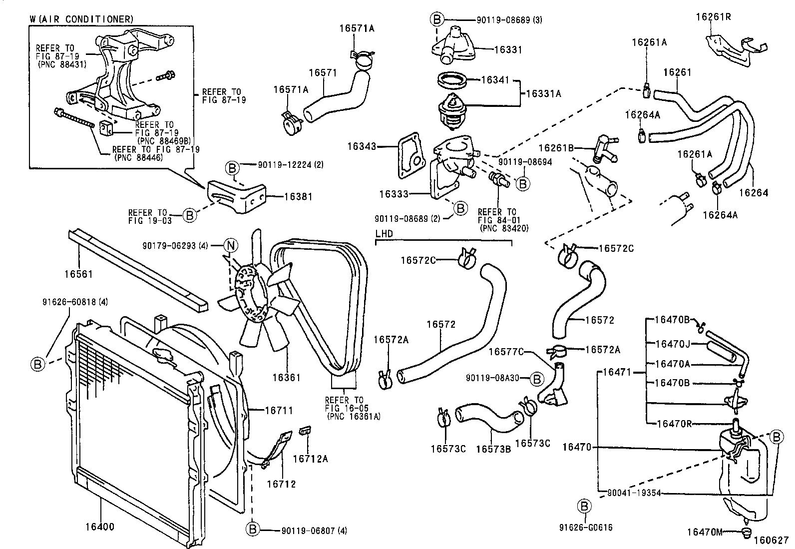 Radiator Water Outlet