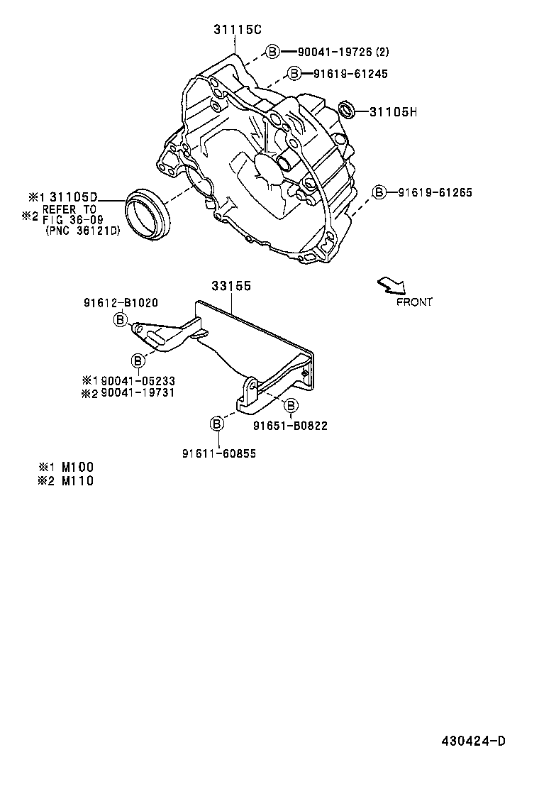 Front Axle Housing & Differential