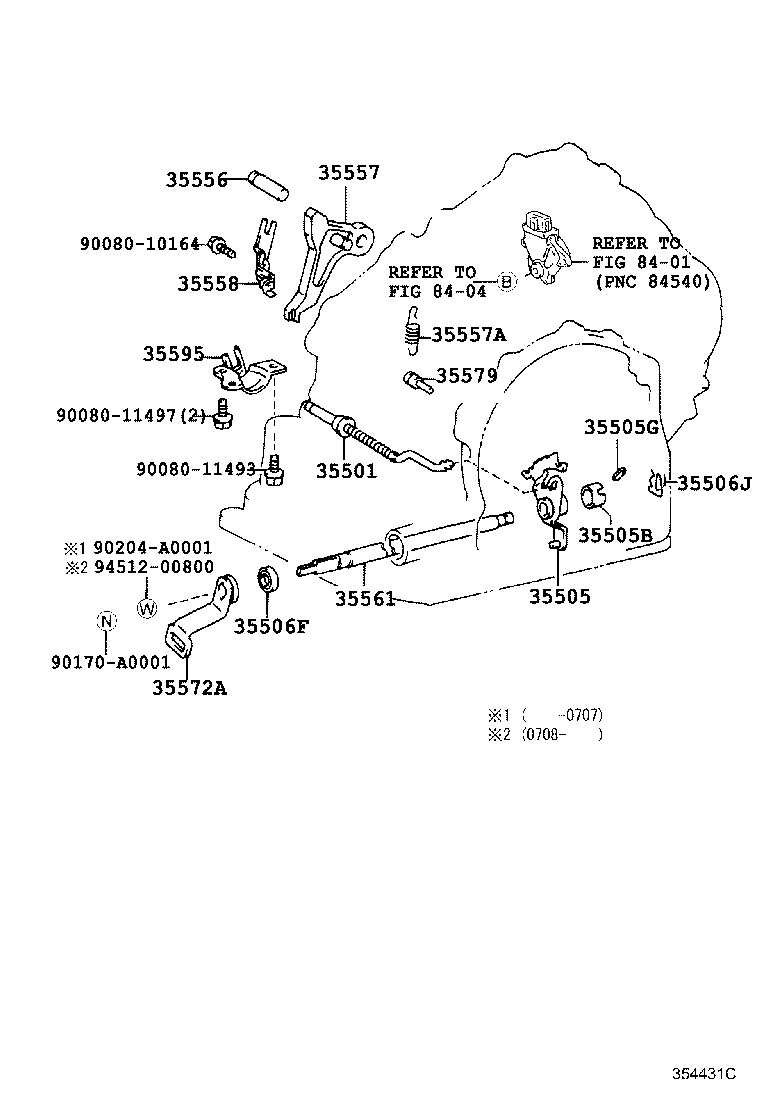 Throttle Link & Valve Lever