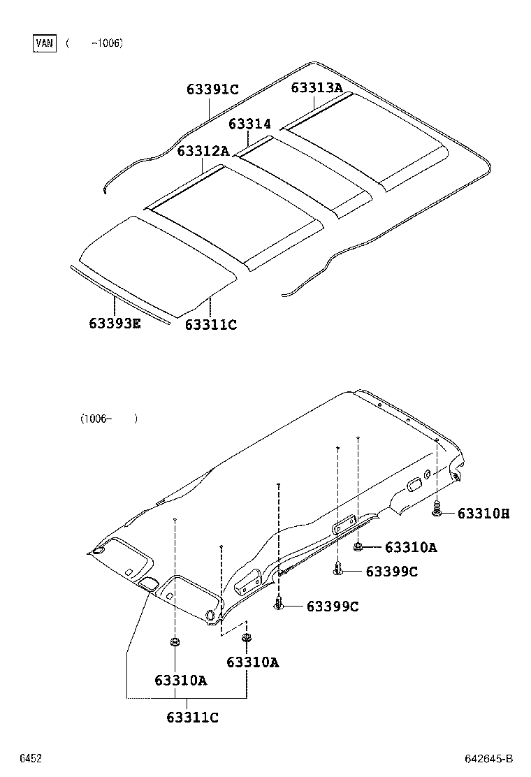 Headlining & Silencer Pad