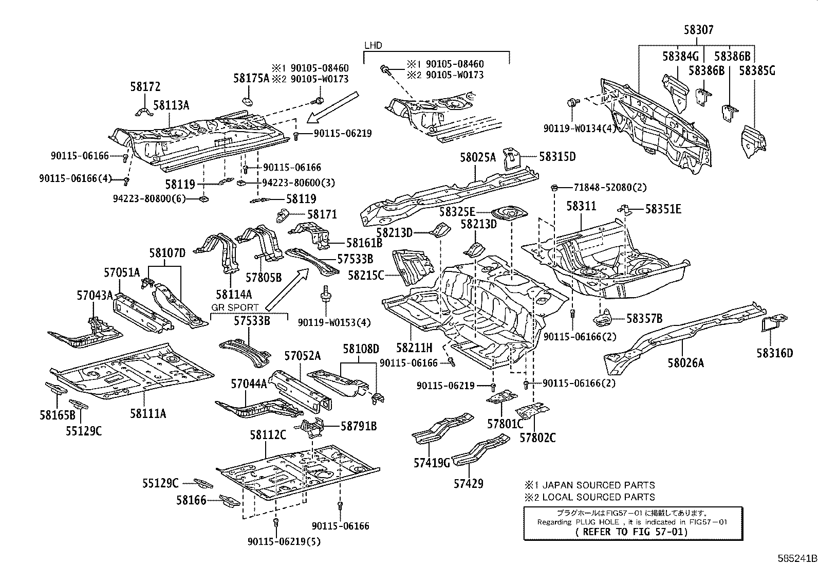 Floor Pan & Lower Back Panel